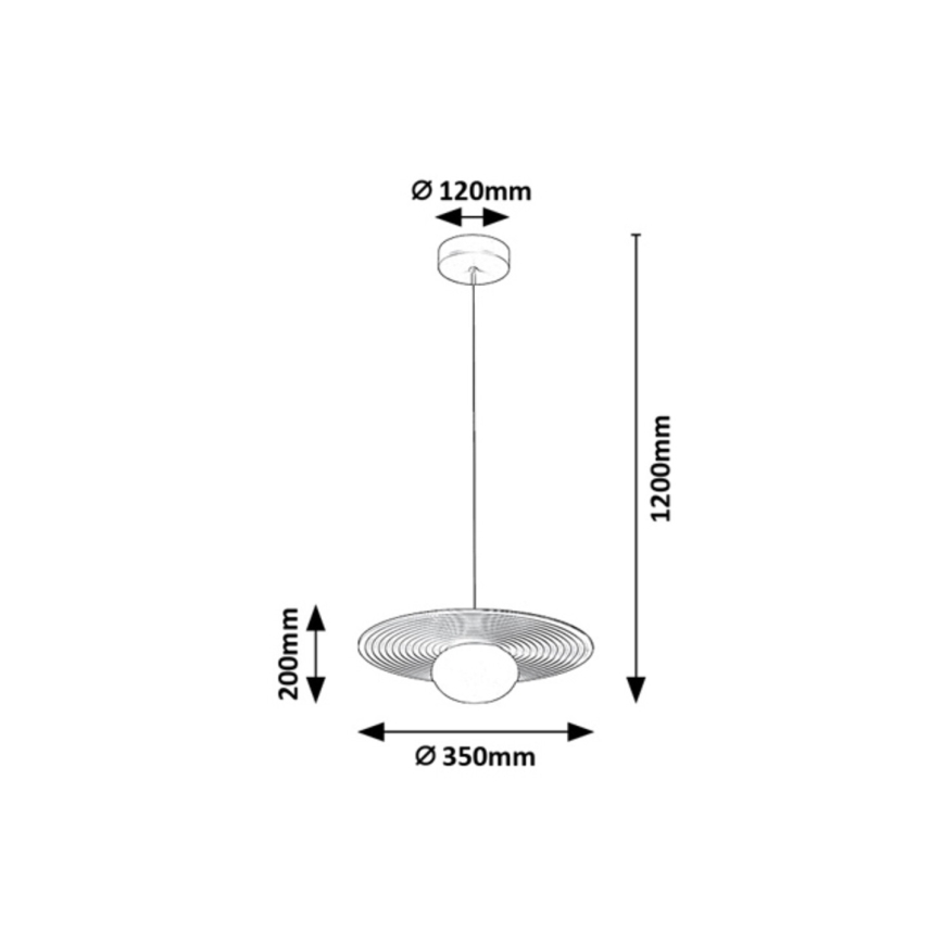 Rabalux - Hängeleuchte mit Kabelaufhängung 1xG9/25W/230V