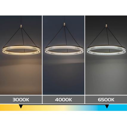 Rabalux - dimmbare Pendelleuchte an Kabel LED/24W/230V 3000-6500K + Fernbedienung