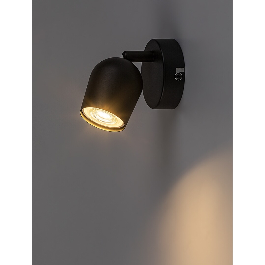 Rabalux - Wandleuchte 1xGU10/15W/230V schwarz