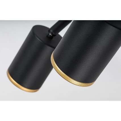 Rabalux - Deckenspot 2xGU10/15W/230V schwarz
