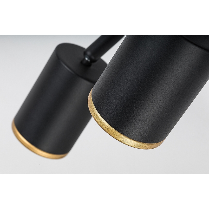 Rabalux - Deckenspot 2xGU10/15W/230V schwarz