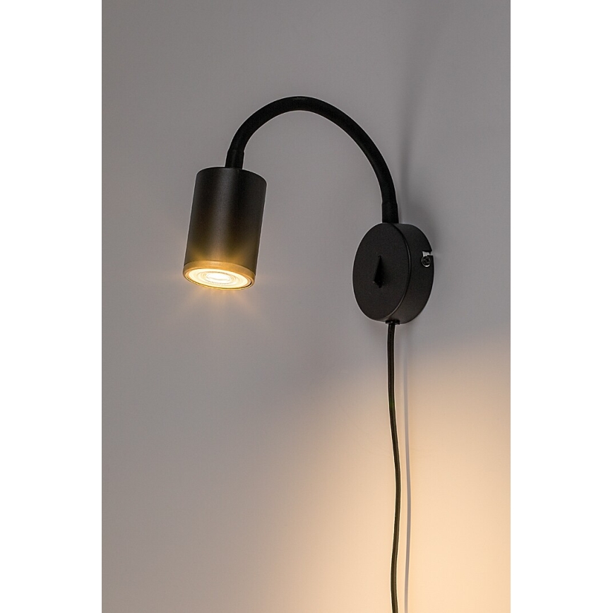 Rabalux - Wandspot 1xGU10/15W/230V schwarz