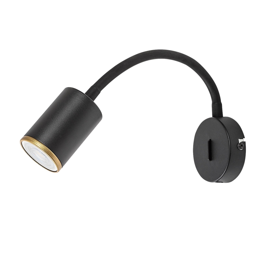 Rabalux - Wandspot 1xGU10/15W/230V schwarz
