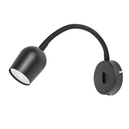 Rabalux - Wandstrahler 1xGU10/15W/230V schwarz