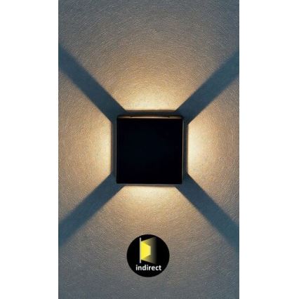 Rabalux - LED Außenwandleuchte LED/6W/230V IP54 schwarz