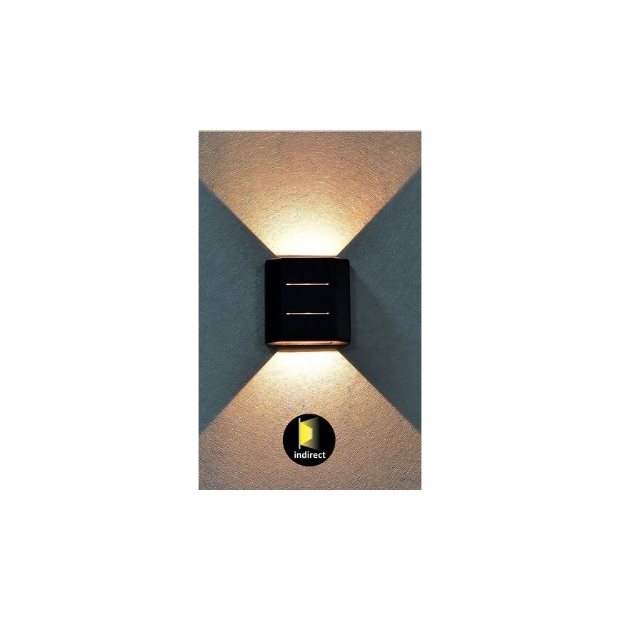 Rabalux - LED Außenwandleuchte LED/6W/230V IP54 schwarz