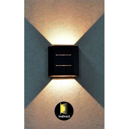 Rabalux - LED Außenwandleuchte LED/6W/230V IP54 schwarz