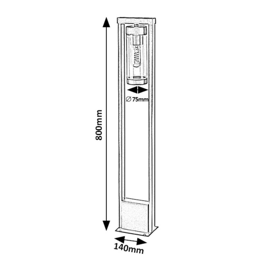 Rabalux - Outdoor-Lampe  1xE27/12W/230V IP44