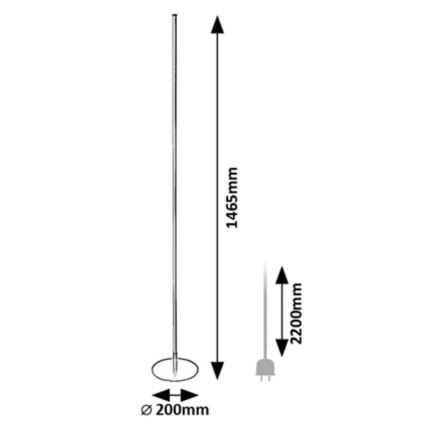 Rabalux - LED-Stehlampe LED/18W/230V 3000K