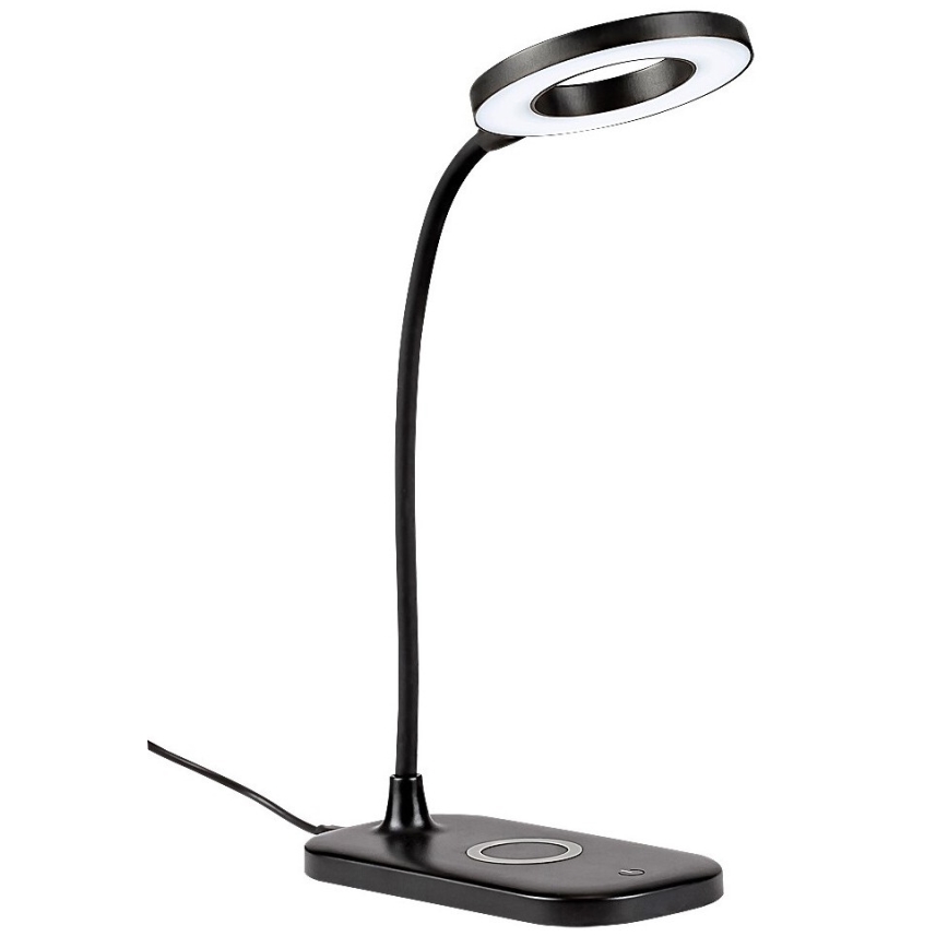 Rabalux - Dimmbare LED-Tischlampe mit Touch-Funktion und kabelloser Aufladung LED/5W/5V 2700-6000K schwarz