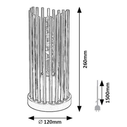 Rabalux - Tischlampe 1xE27/40W/230V