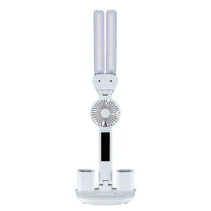 Rabalux - Dimmbare LED-Tischlampe mit Ventilator und Display LED/7W/5V 3000/4000/6500K