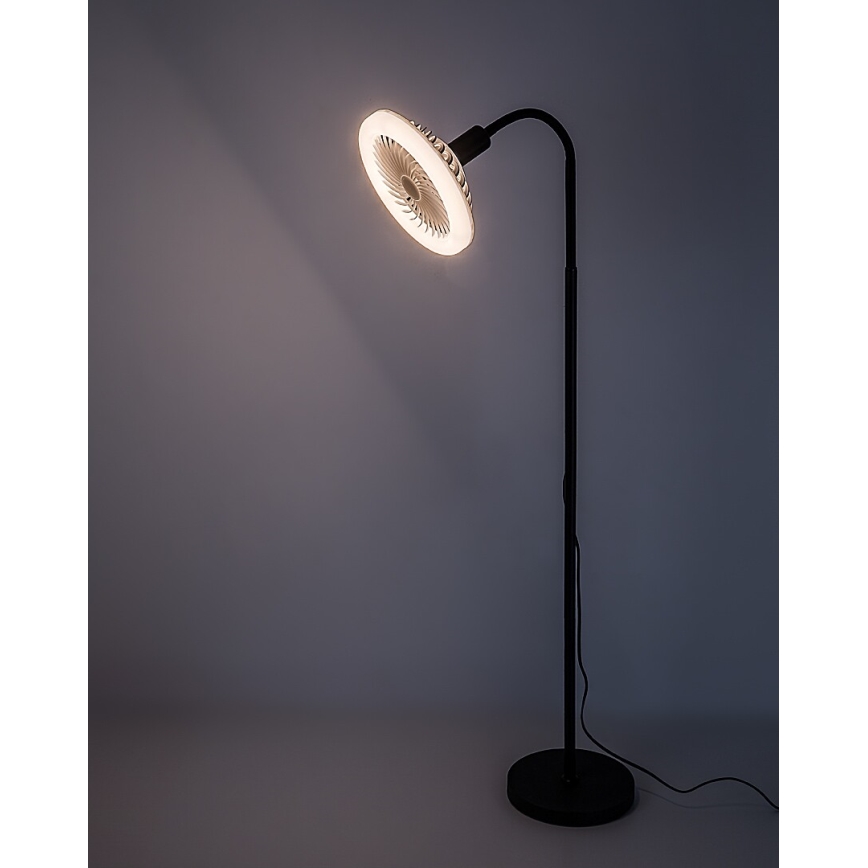 Rabalux - LED-dimmbare Stehleuchte mit Ventilator, Ø 30 cm, 1x E27/16W/230V, 3000-6500K + Fernbedienung