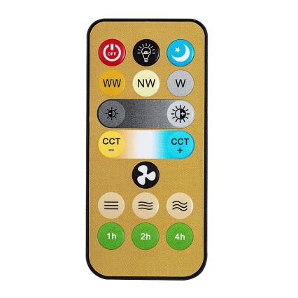 Rabalux - Dimmbare LED-Stehlampe mit Ventilator 1xE27/16W/230V 3000-6500K