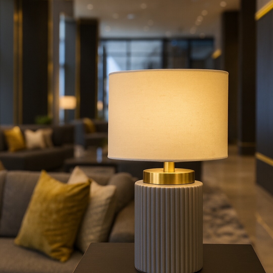 Rabalux - Tischlampe 1xE14/40W/230V grau