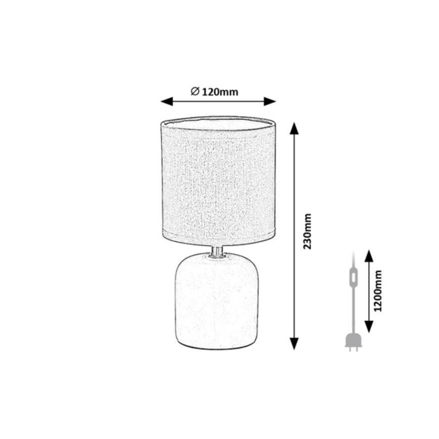 Rabalux - Tischlampe 1xE14/40W/230V grün