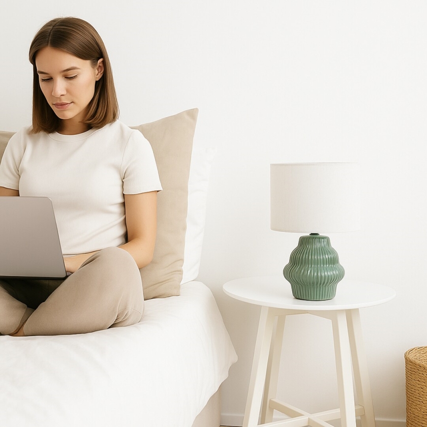 Rabalux - Tischlampe 1xE14/40W/230V grün