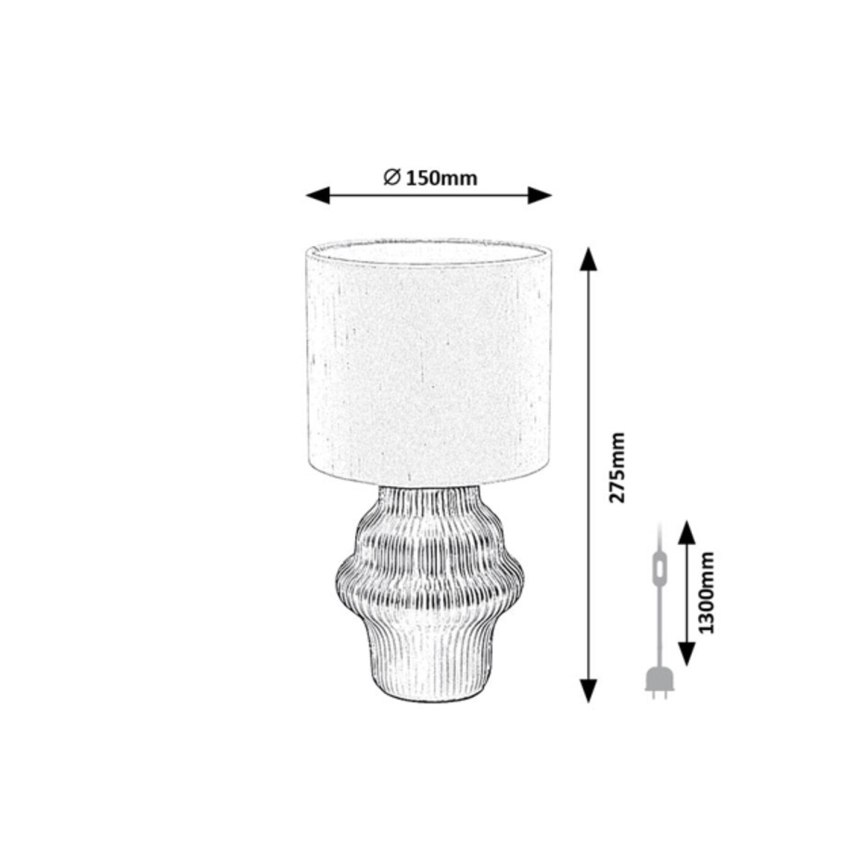 Rabalux - Tischlampe 1xE14/40W/230V grün