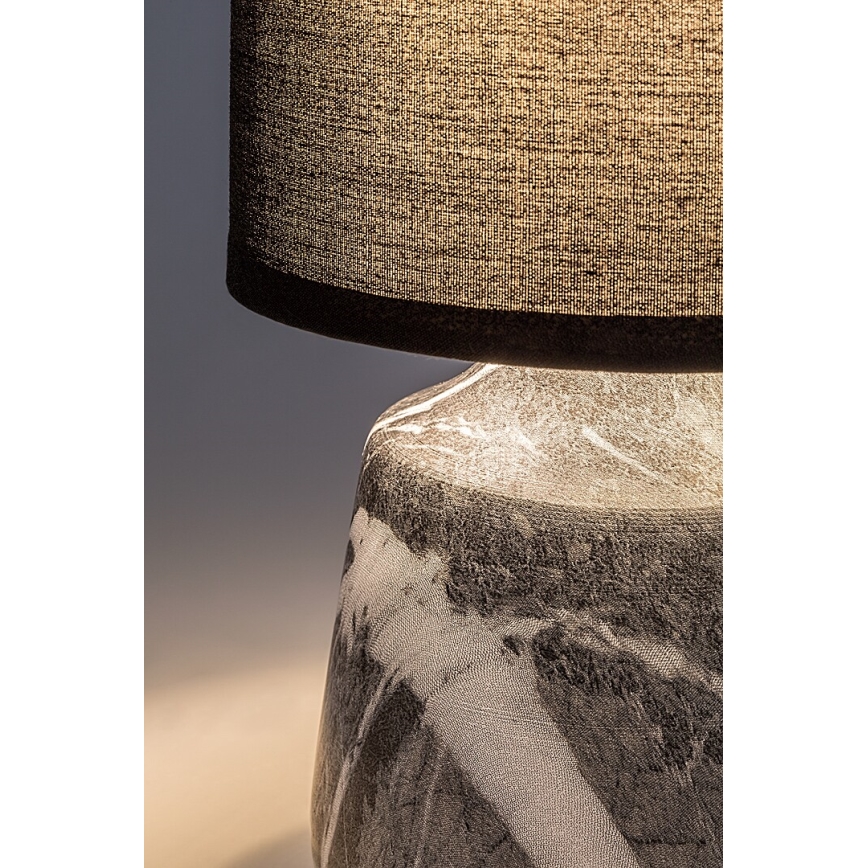 Rabalux - Tischlampe 1xE14/40W/230V schwarz/Marmor-Dekor