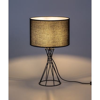 Rabalux - Tischlampe 1xE27/40W/230V schwarz