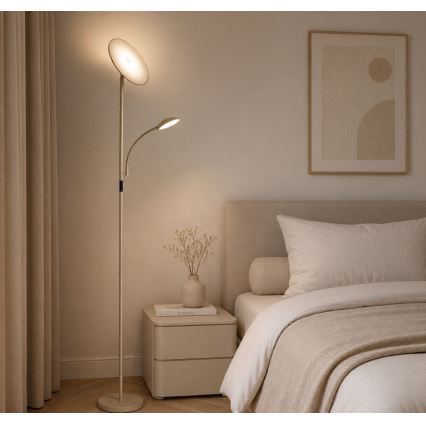 Rabalux - LED-dimmbare Stehleuchte LED/23W/230V 3000/4200/6500 beige