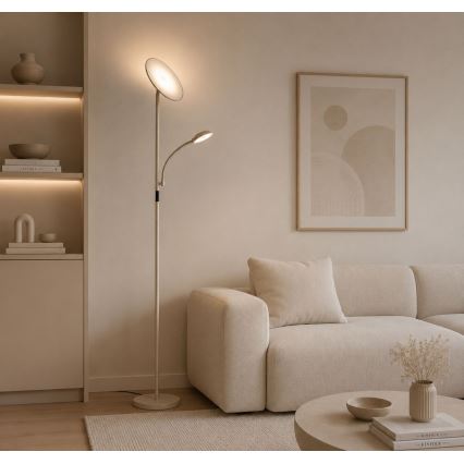 Rabalux - LED-dimmbare Stehleuchte LED/23W/230V 3000/4200/6500 beige