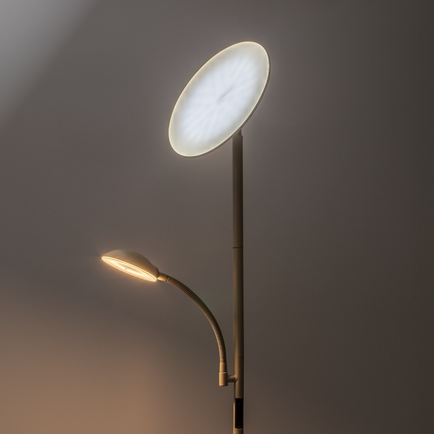 Rabalux - LED-dimmbare Stehleuchte LED/23W/230V 3000/4200/6500 beige