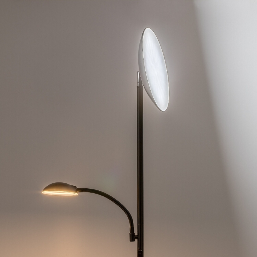 Rabalux - Dimmbare LED-Stehlampe LED/23W/230V 3000/4200/6500 schwarz