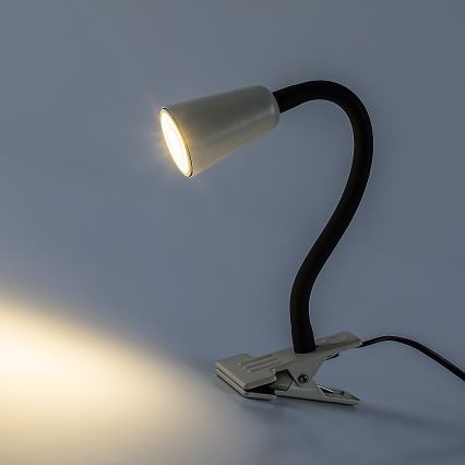 Rabalux - Tischlampe mit Klemme 1xGU10/7W/230V cremefarben