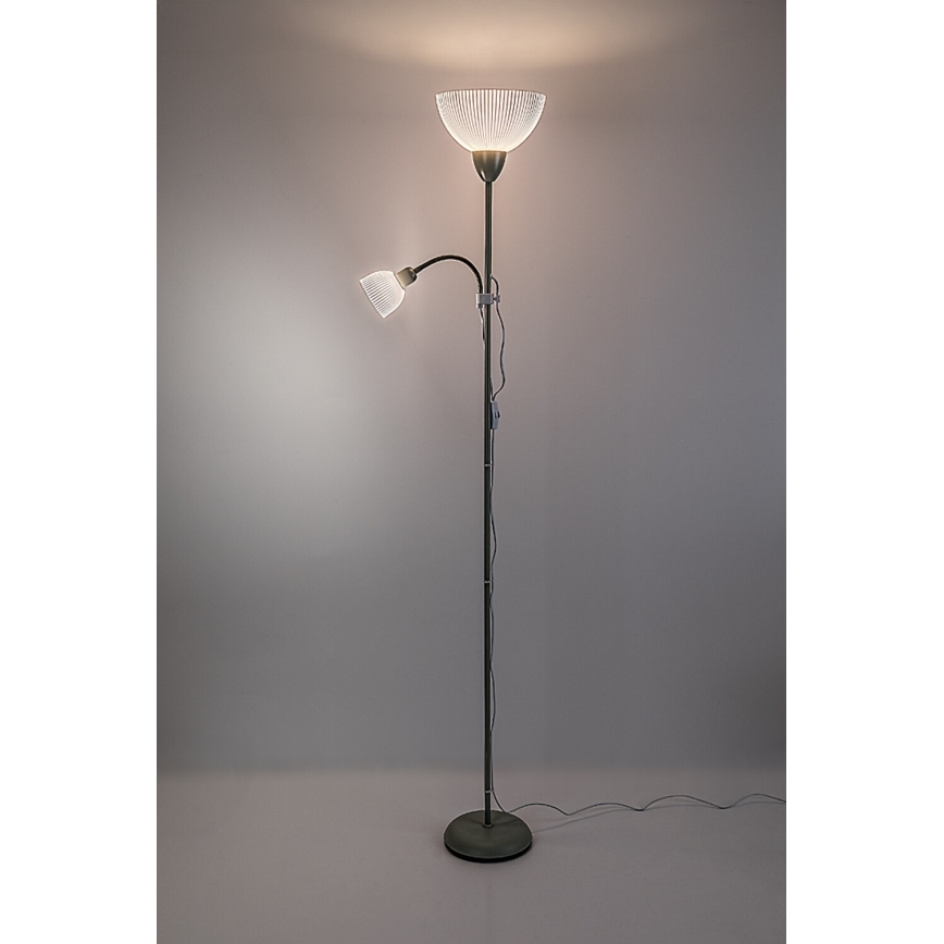 Rabalux - Stehleuchte 1xE27/60W/230V + 1xE14/25W grün