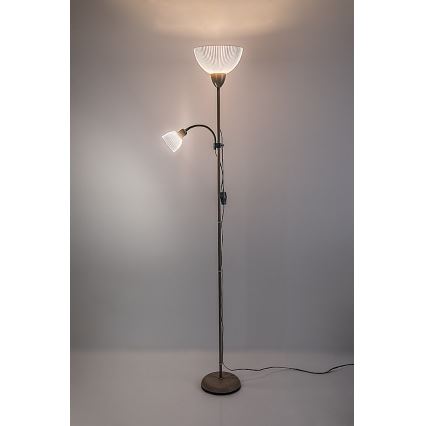 Rabalux - Stehleuchte 1xE27/60W/230V + 1xE14/25W beige