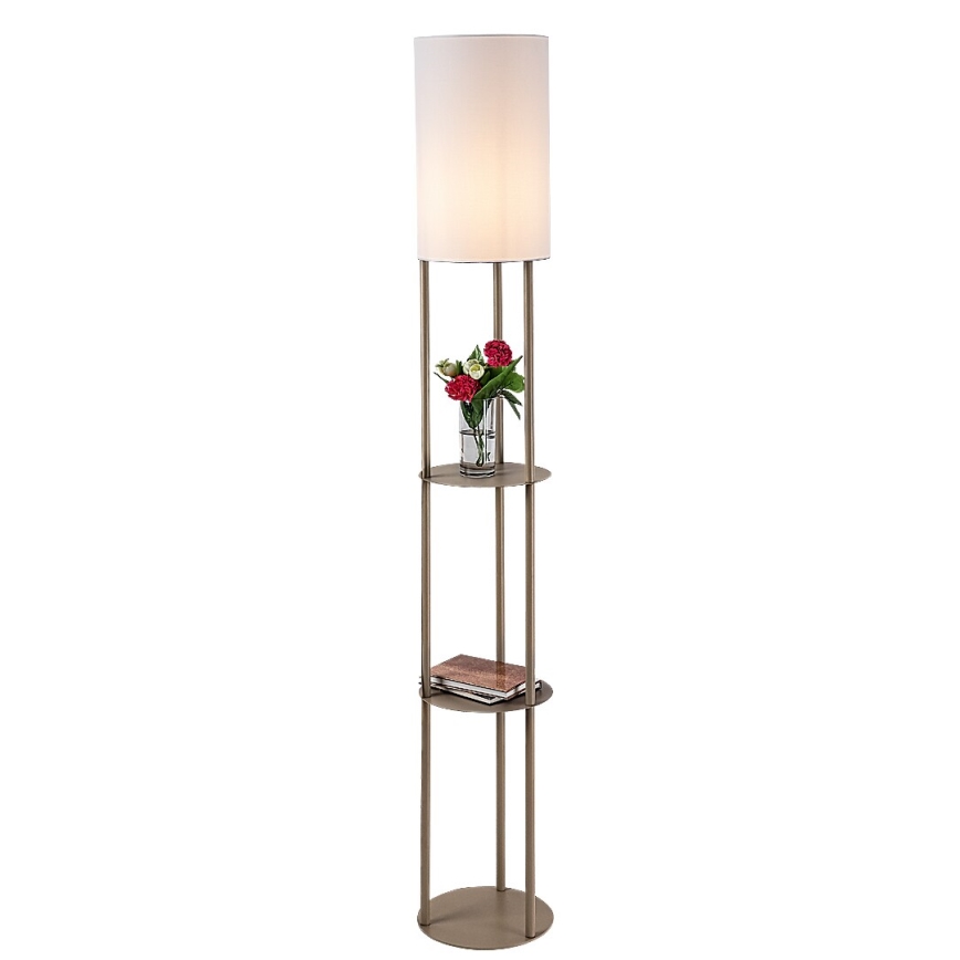 Rabalux - Stehleuchte mit Ablagen 1xE27/40W/230V beige