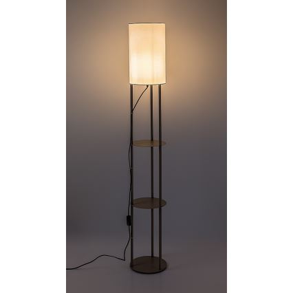 Rabalux - Stehleuchte mit Ablagen 1xE27/40W/230V beige