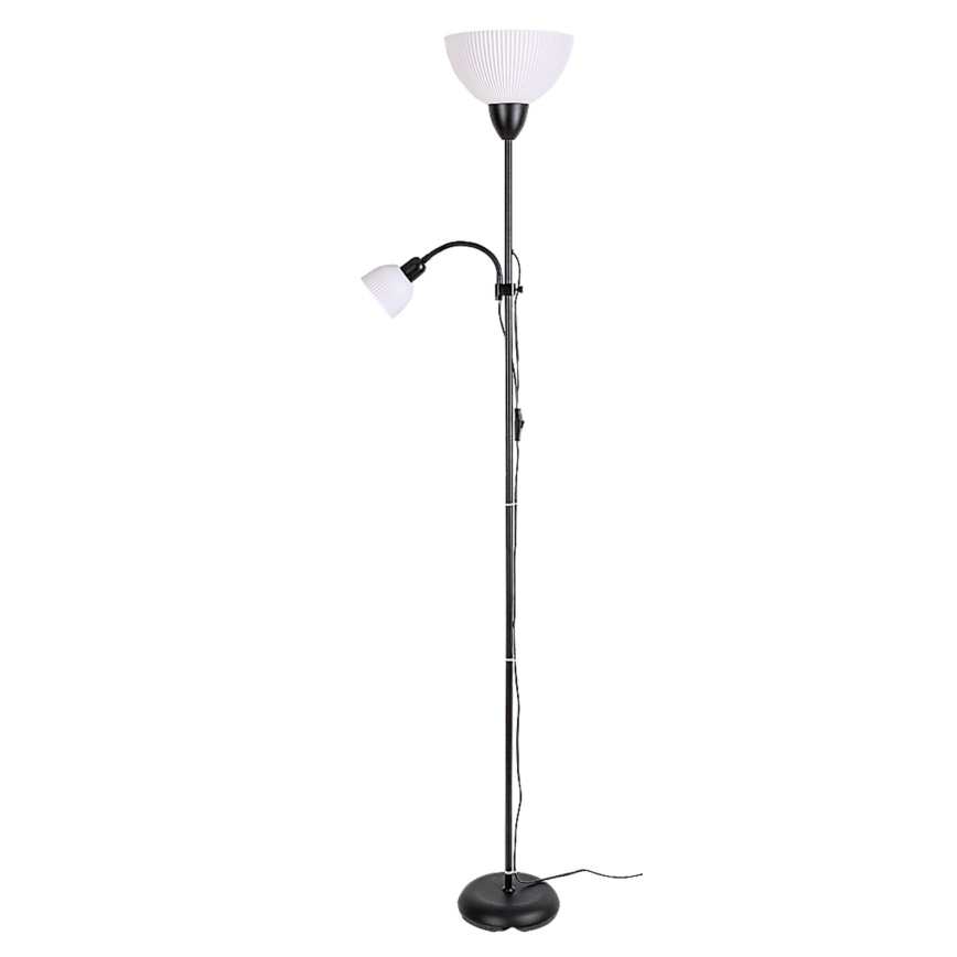 Rabalux - Stehleuchte 1xE27/60W/230V + 1xE14/25W schwarz
