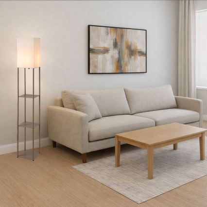 Rabalux - Stehlampe mit Ablagen 1xE27/40W/230V beige