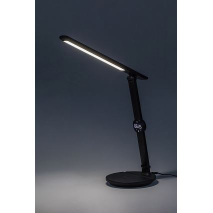 Rabalux - Dimmbare LED-Tischleuchte mit Touch-Steuerung und Display LED/9W/230V 3000/4000/6500K