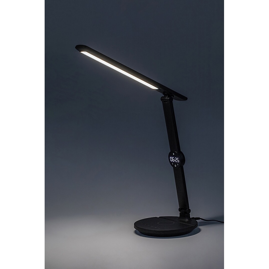 Rabalux - Dimmbare LED-Tischleuchte mit Touch-Steuerung und Display LED/9W/230V 3000/4000/6500K