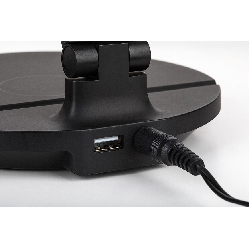 Rabalux - Dimmbare LED-Tischleuchte mit Touch-Steuerung und Display LED/9W/230V 3000/4000/6500K