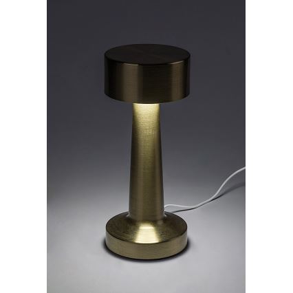 Rabalux - LED wiederaufladbare Touch-Schreibtischlampe LED/2,7W/5V 1200mAh 3000/4000/6000K gold
