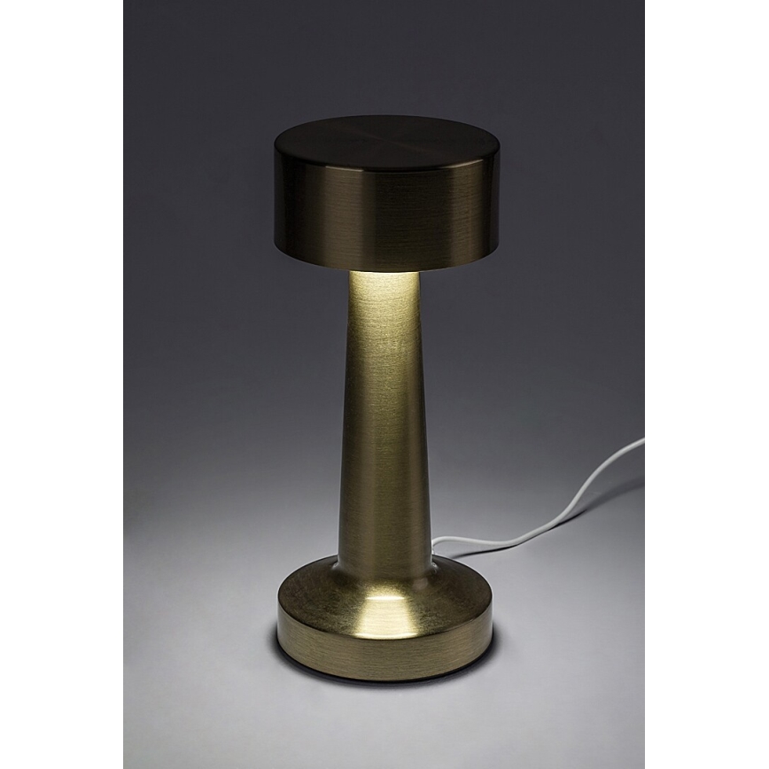 Rabalux - LED wiederaufladbare Touch-Schreibtischlampe LED/2,7W/5V 1200mAh 3000/4000/6000K gold