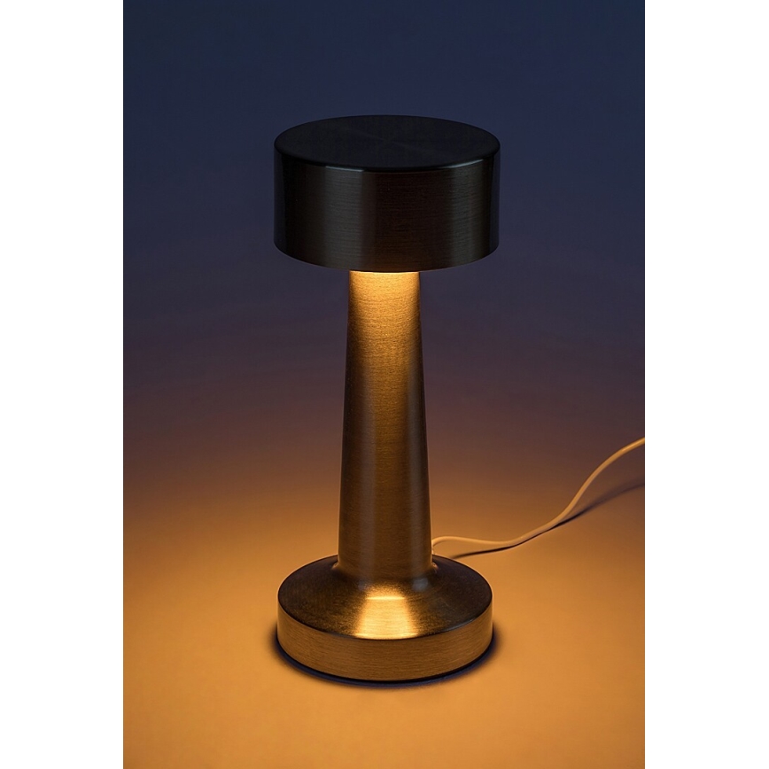 Rabalux - LED wiederaufladbare Touch-Schreibtischlampe LED/2,7W/5V 1200mAh 3000/4000/6000K gold