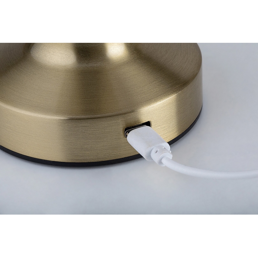 Rabalux - LED wiederaufladbare Touch-Schreibtischlampe LED/2,7W/5V 1200mAh 3000/4000/6000K gold