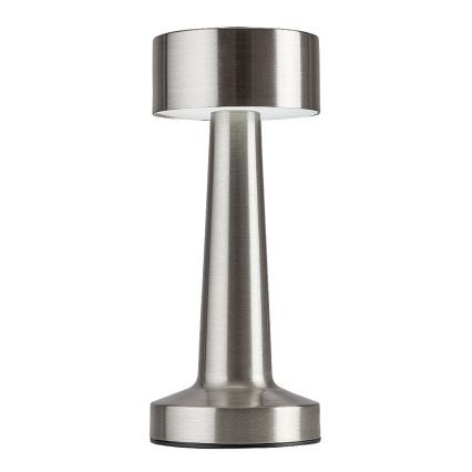Rabalux - Aufladbare LED-Touch-Tischleuchte LED/2,7W/5V 1200mAh 3000/4000/6000K matt Chrom