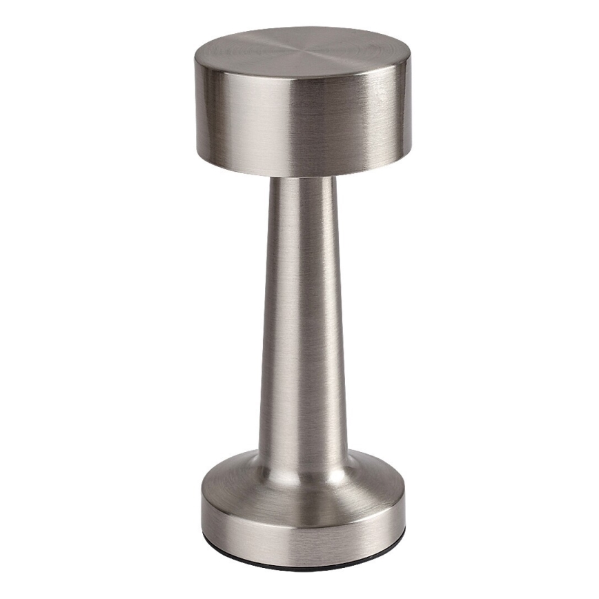 Rabalux - Aufladbare LED-Touch-Tischleuchte LED/2,7W/5V 1200mAh 3000/4000/6000K matt Chrom
