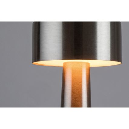 Rabalux - Aufladbare LED-Touch-Tischleuchte LED/2,7W/5V 1200mAh 3000/4000/6000K matt Chrom
