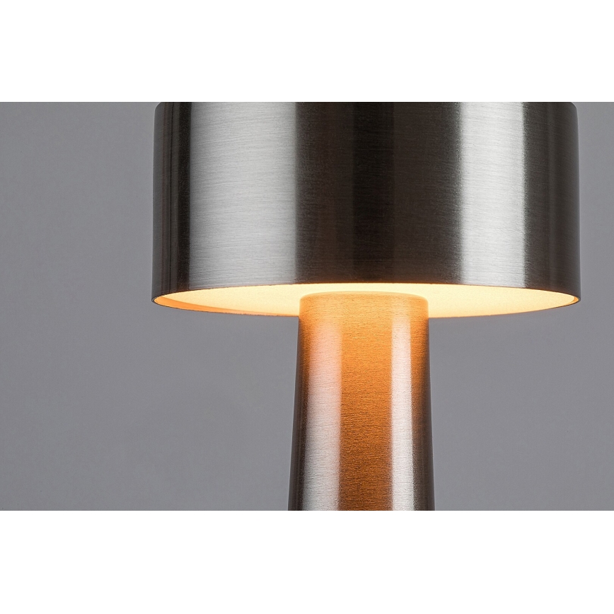 Rabalux - Aufladbare LED-Touch-Tischleuchte LED/2,7W/5V 1200mAh 3000/4000/6000K matt Chrom