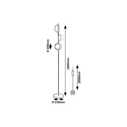 Rabalux - Stehleuchte 3xG9/5W/230V