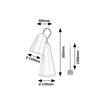 Rabalux - LED-Tischleuchte 1xE14/4W/230V rosa