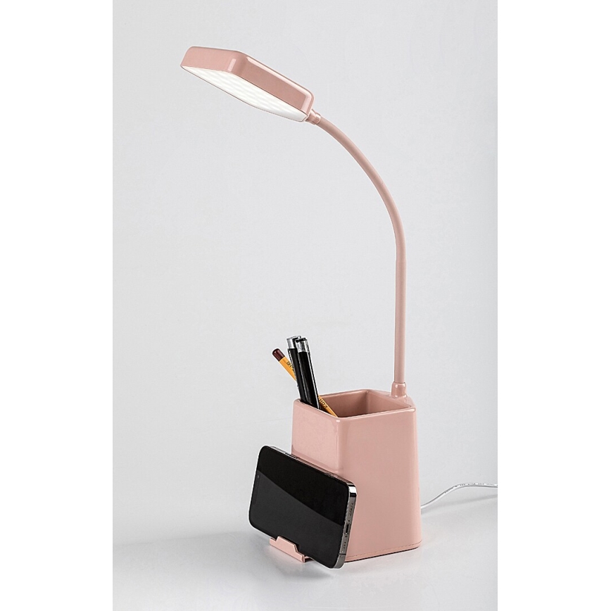 Rabalux - Dimmbare LED-Tischleuchte LED/6W/230V 5000K rosa