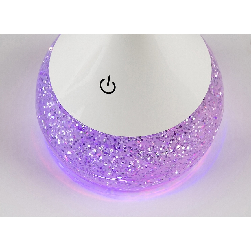 Rabalux - Dimmbare Tischleuchte (LED RGB) LED/4W/230V weiß